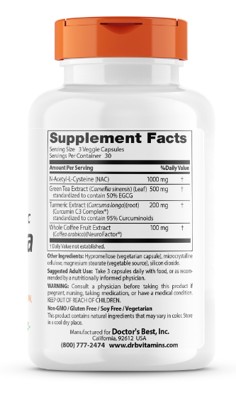 Neurotrophic Brain Formula (BDNF), 1000 mg, 90 Veggie Caps, by Doctor&