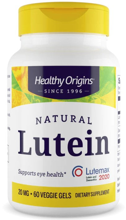 Natural Lutein 20 mg 60 Veggie Softgels