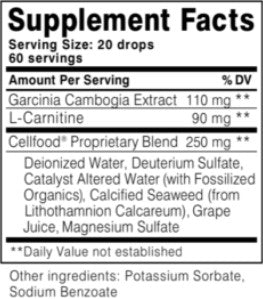 Cellfood Weight Loss Formula 4 fl oz (118ml), by Lumina Health