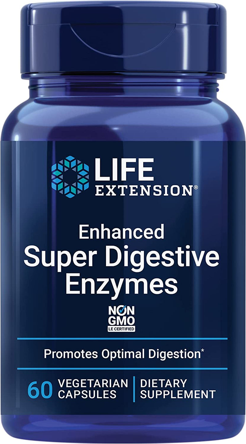 Enhanced Super Digestive Enzymes 60 Vegetarian Capsules