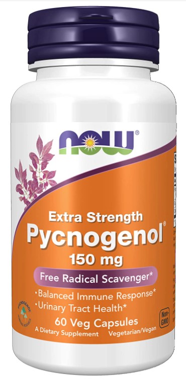 Extra Strength Pycnogenol 150 mg 60 Veg Capsules, by NOW