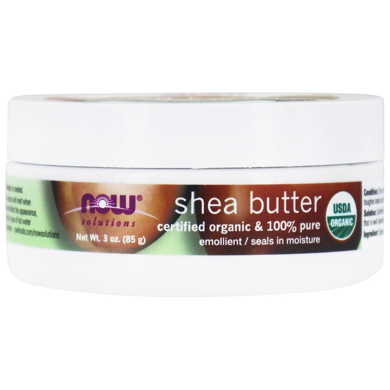 Organic Shea Butter 3 oz (85 g) By NOW Foods