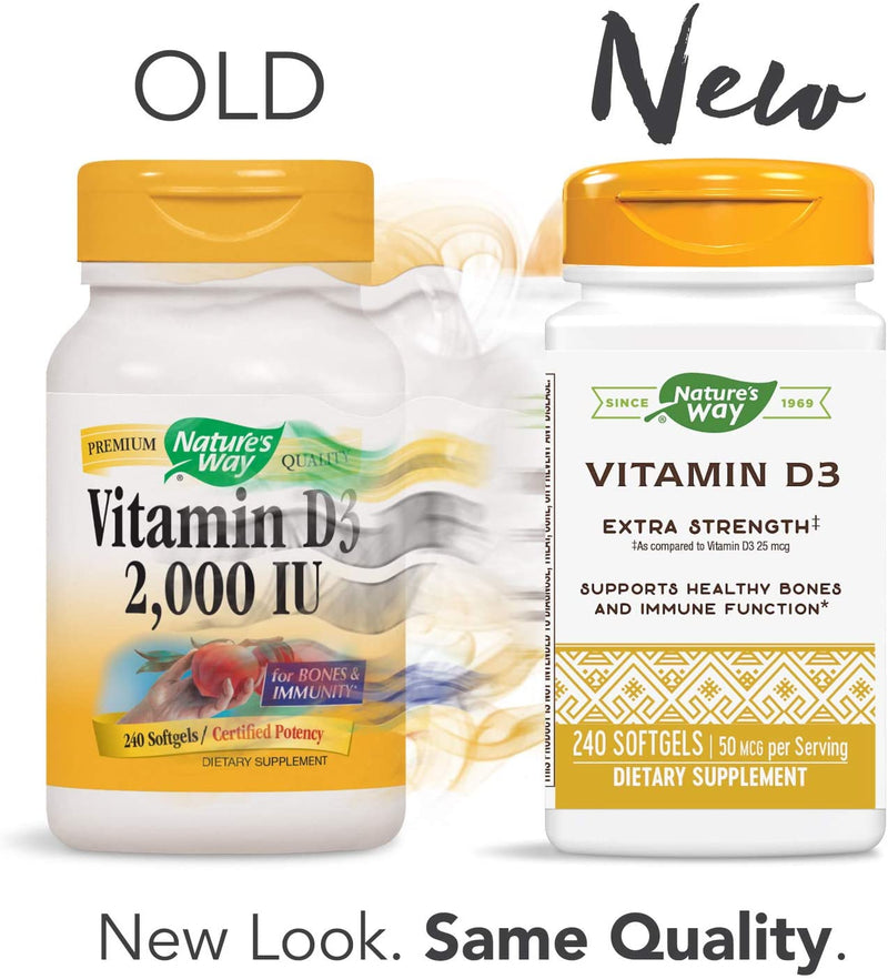 Vitamin D3 2,000 IU 240 Softgels