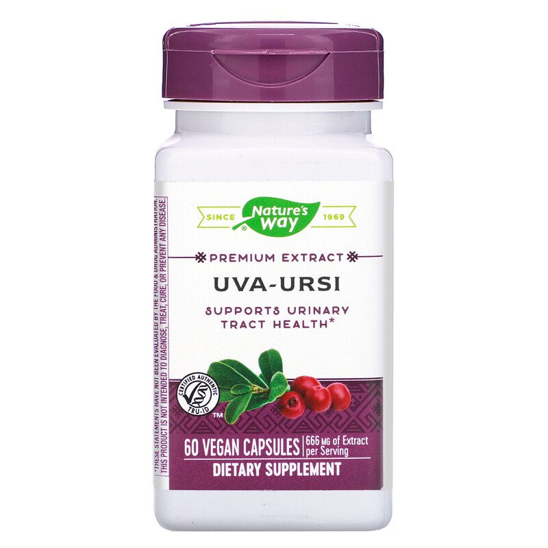 Uva Ursi Standardized 60 Veg Capsules by Nature&