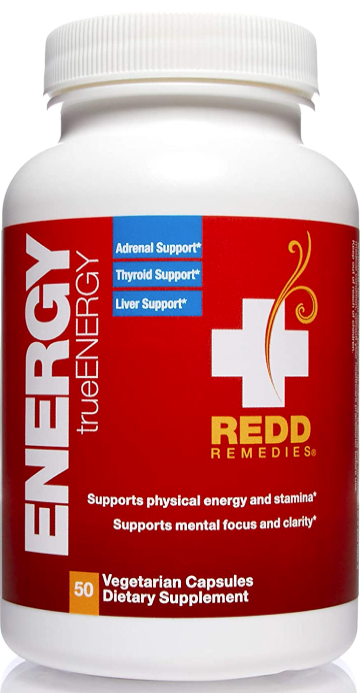 True Energy 50 Vegetarian Capsules, by Redd Remedies