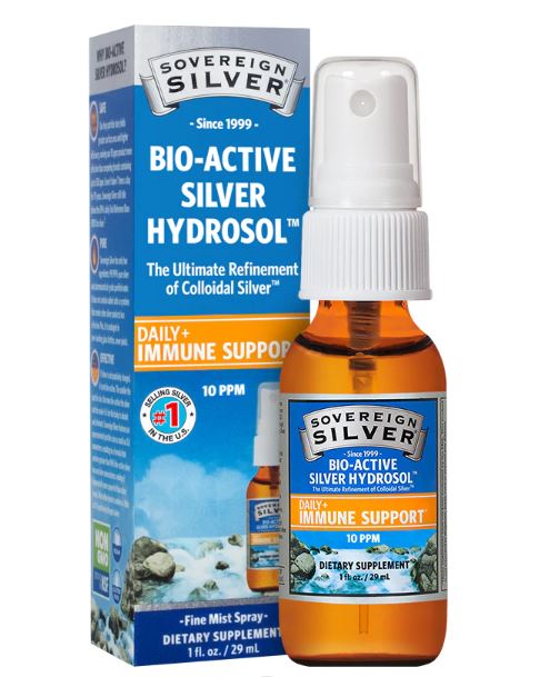 Bio-Active Silver Hydrosol Fine Mist Spray 10 ppm 1 fl oz (29 ml)