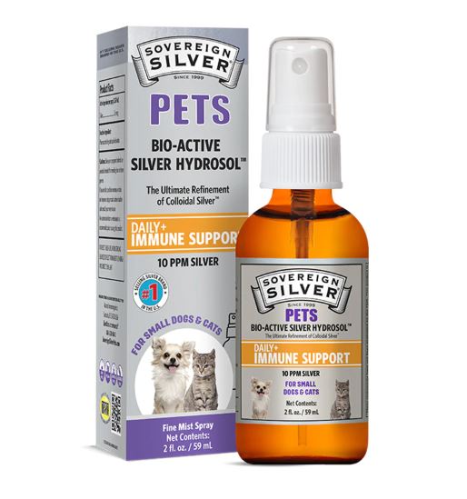 PETS Bio-Active Silver Hydrosol â€“ Fine Mist Spray â€“ 2oz