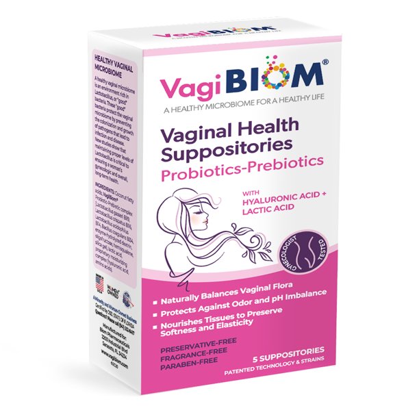 Vaginal Probiotic Suppository Fragrance Free 5 Suppositories