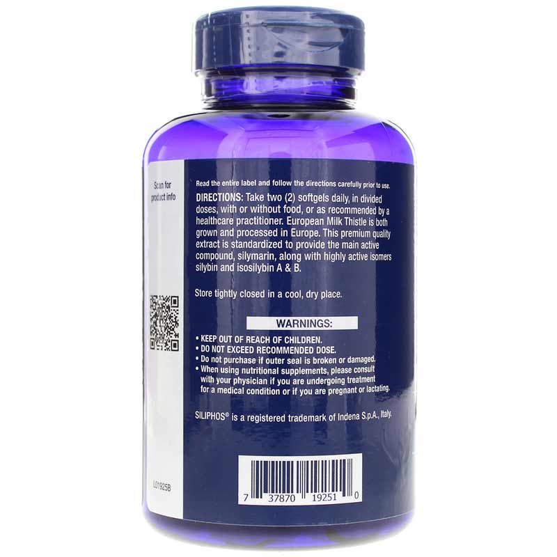 European Milk Thistle 120 Softgels