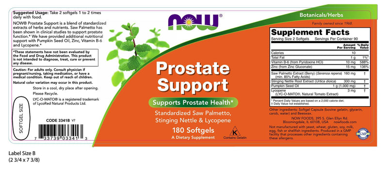 Prostate Support 180 Softgels