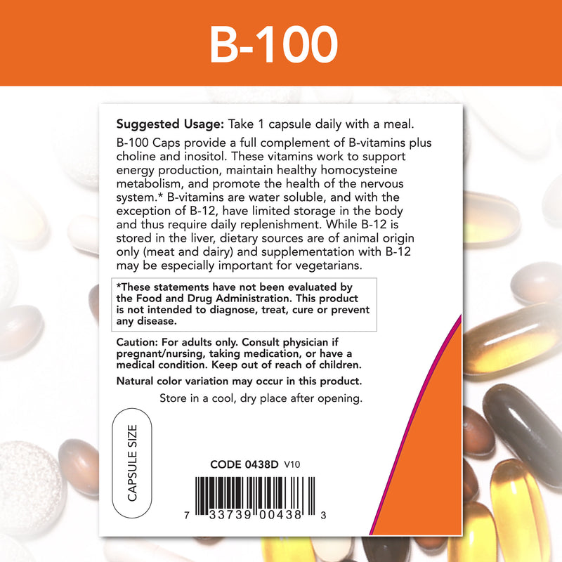 B-100 250 Capsules