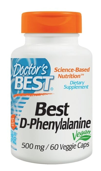 Best D-Phenylalanine 500 mg 60 Veggie Caps