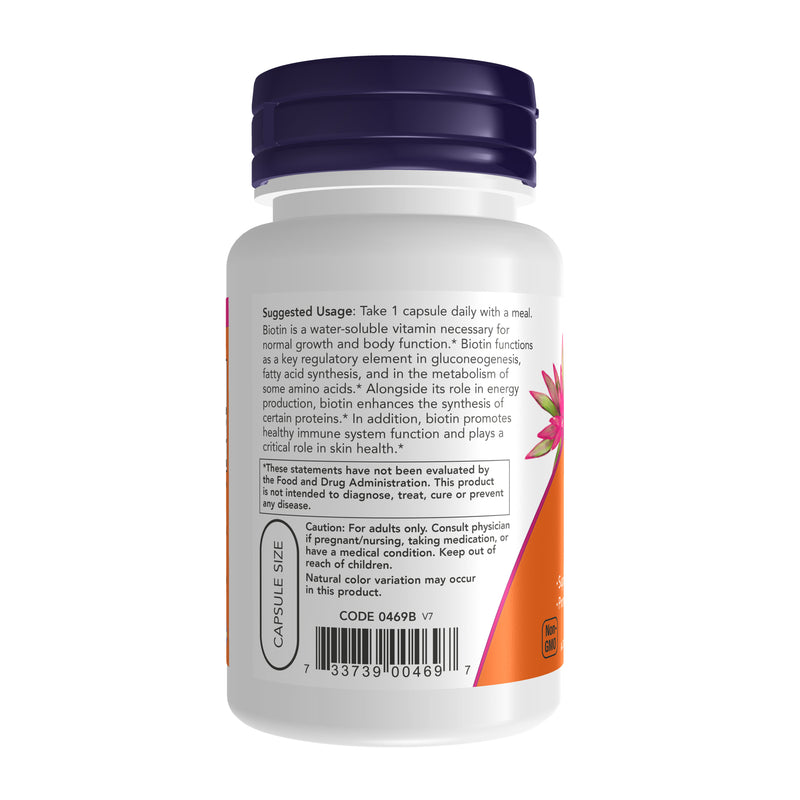 Biotin 1,000 mcg 100 Capsules