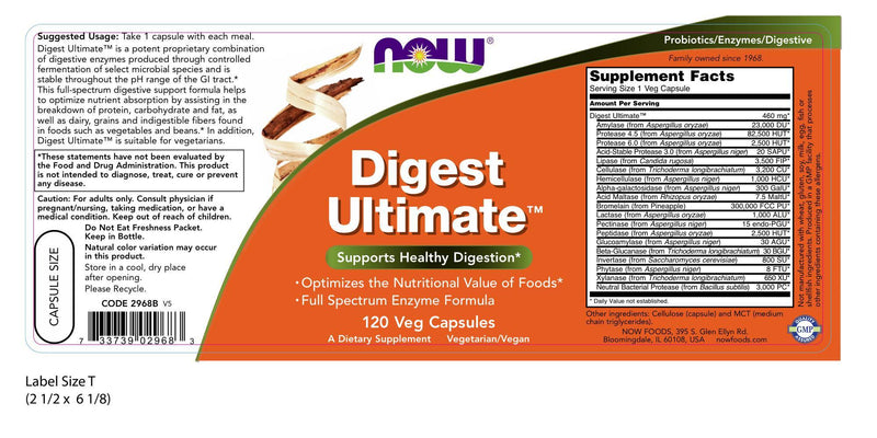 Digest Ultimate 120 Veg Capsules