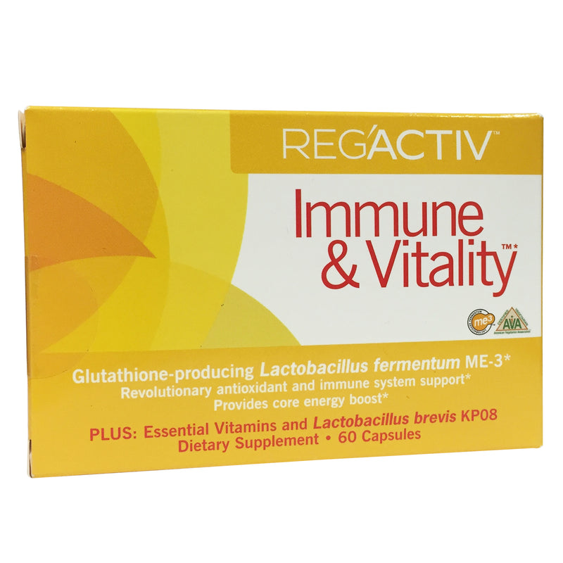 Reg`Activ Immune & Vitality 60 Capsules | Better Health International