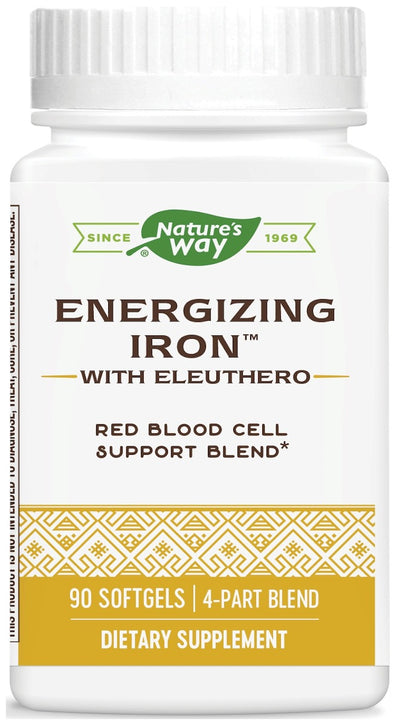 Energizing Iron with Eleuthero 90 Softgels