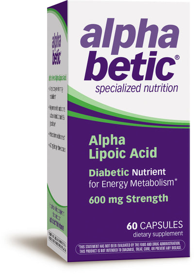 Alpha Betic Alpha Lipoic Acid 60 Capsules