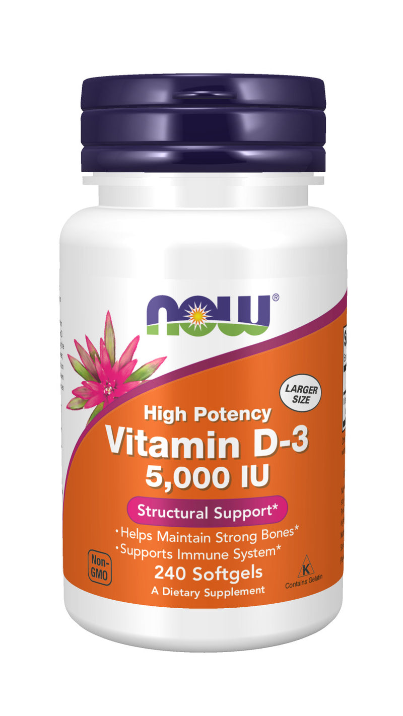 Vitamin D-3 5,000 IU 240 Softgels