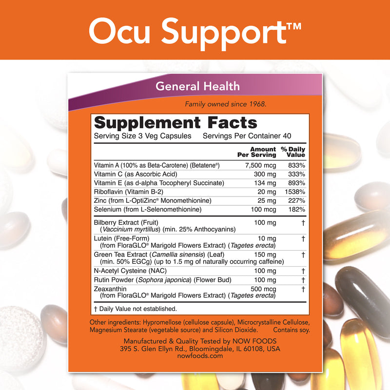 Ocu Support 120 Veg Capsules