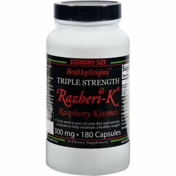 Raspberry Ketones Razberi-K 300 mg 180 Caps | Better Health