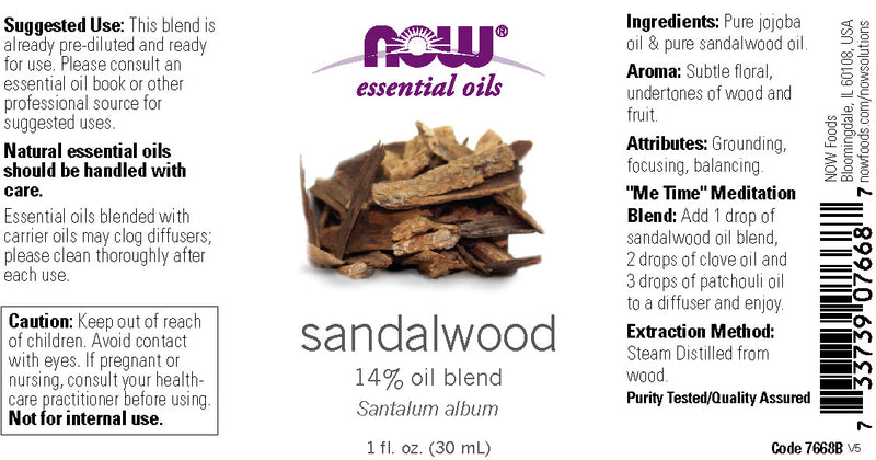 Sandalwood Oil Blend 1 fl oz (30 ml) | By Now Essential Oils - Best Price