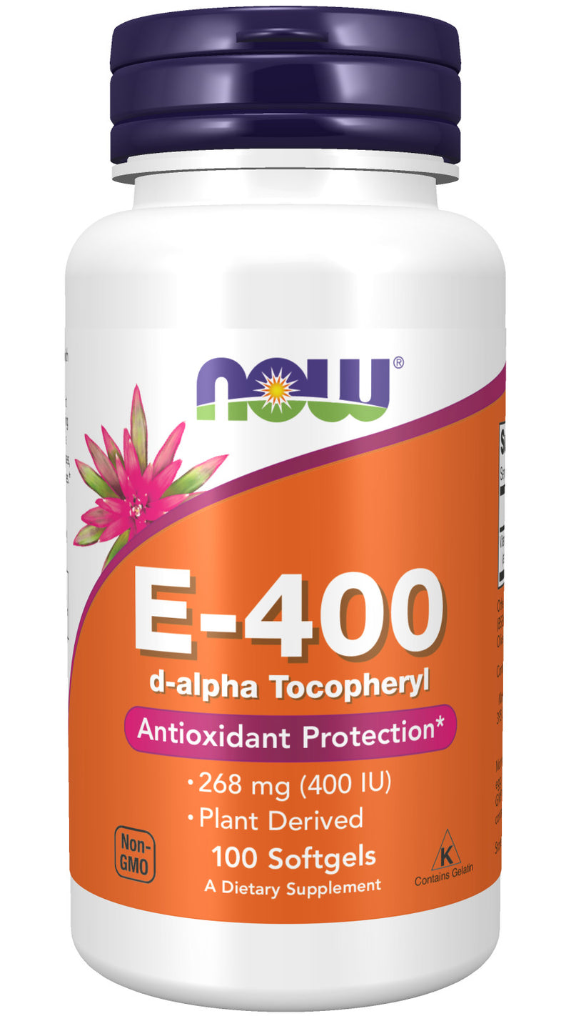 Natural E-400 d-alpha Tocopheryl 100 Softgels