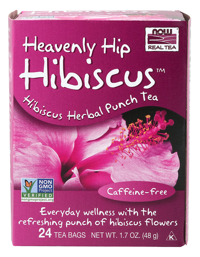 NOW Foods, Heavenly Hip Hibiscus Tea 24 Tea Bags