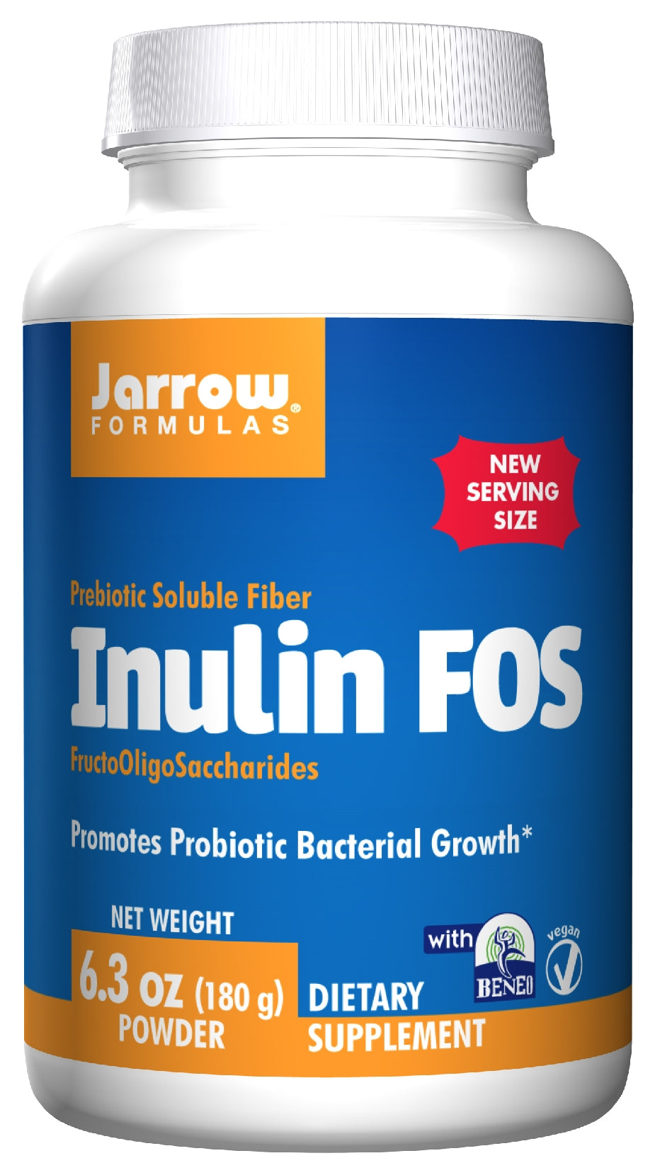 Inulin Fos Powder 6.3 oz (180 g) | Prebiotic Fiber Supplement