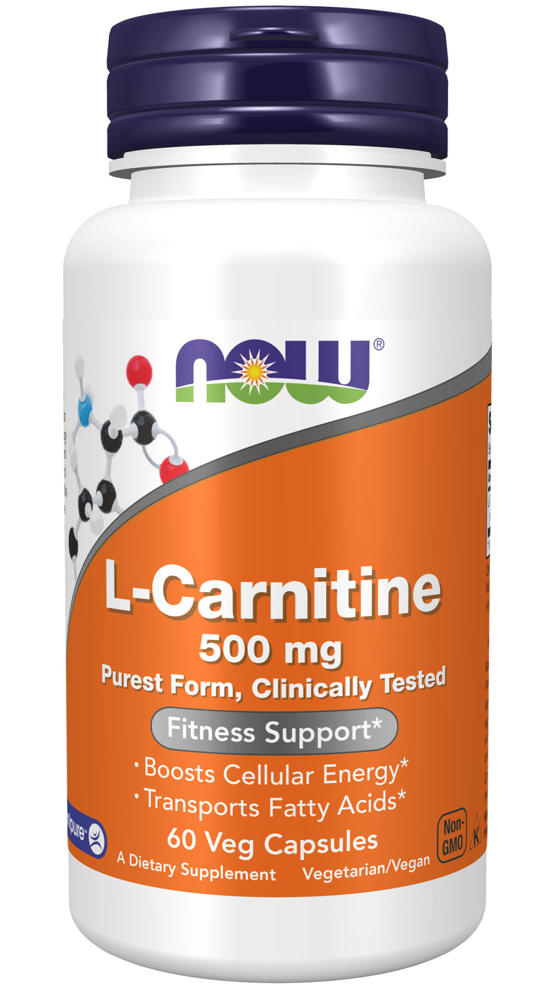 L-Carnitine 500 mg 60 Veg Capsules