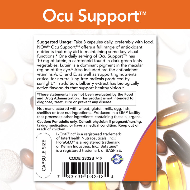 Ocu Support 120 Veg Capsules