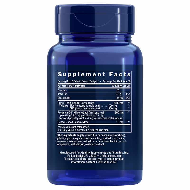 Super Omega-3 EPA/DHA 60 Enteric Coated Softgels