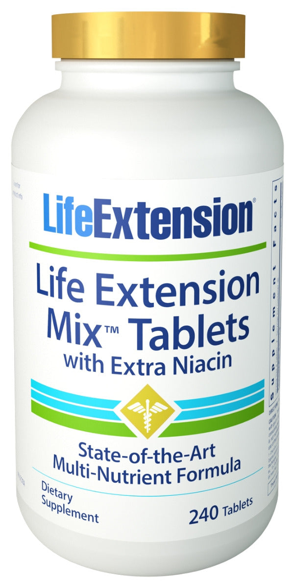 Life Extension Mix Tablets with Extra Niacin 240 Tablets