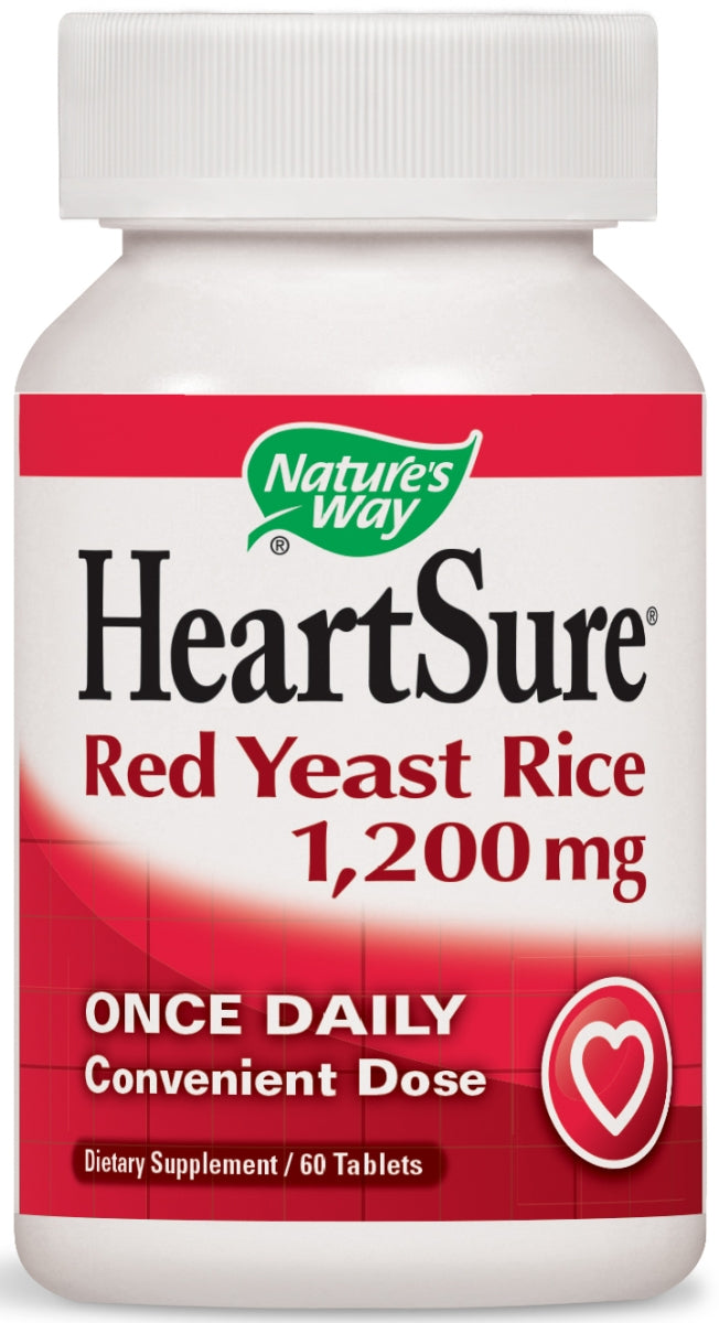 HeartSure Red Yeast Rice 1200 mg 60 Tablets **Discontinued**