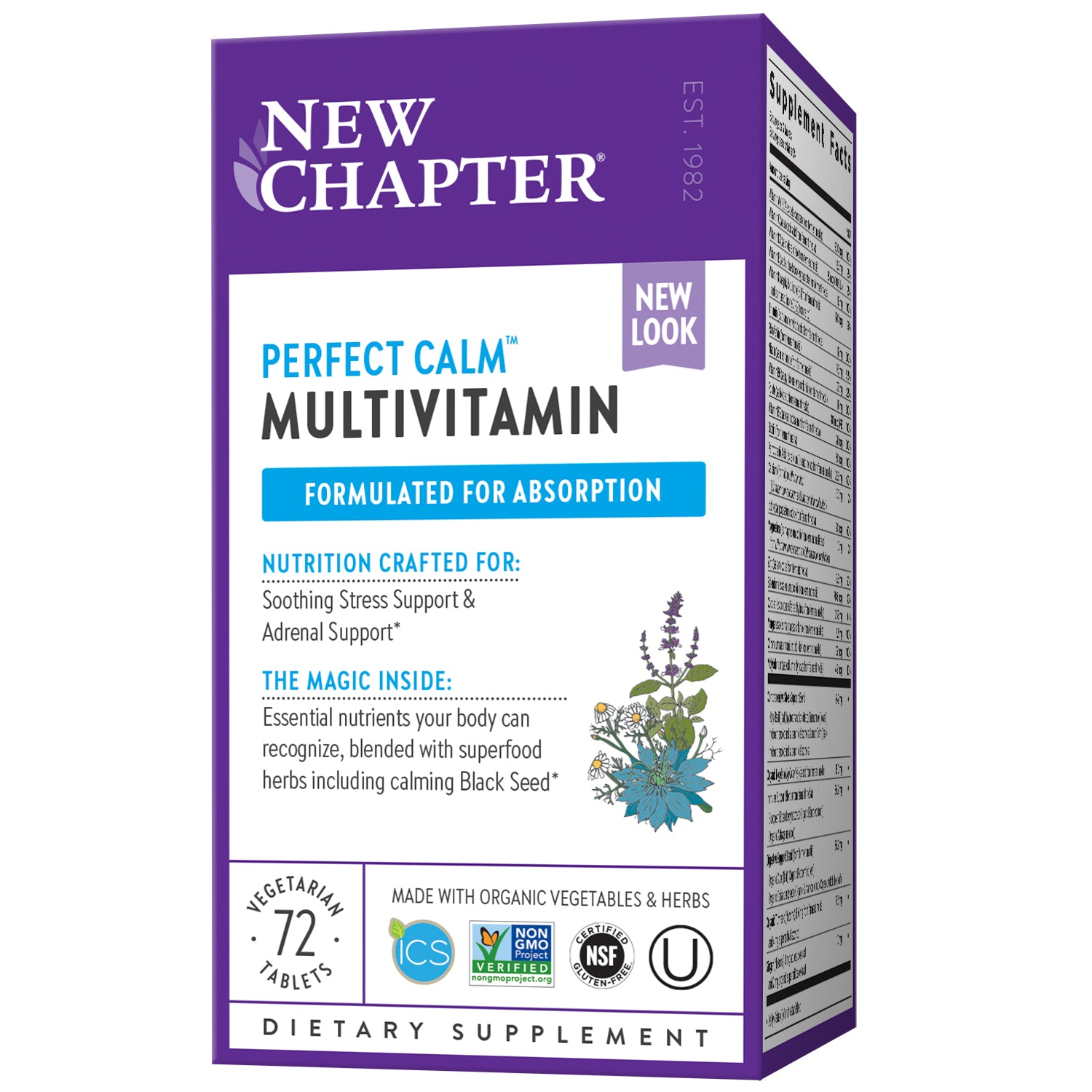 Perfect Calm Multivitamin 72 Tablets