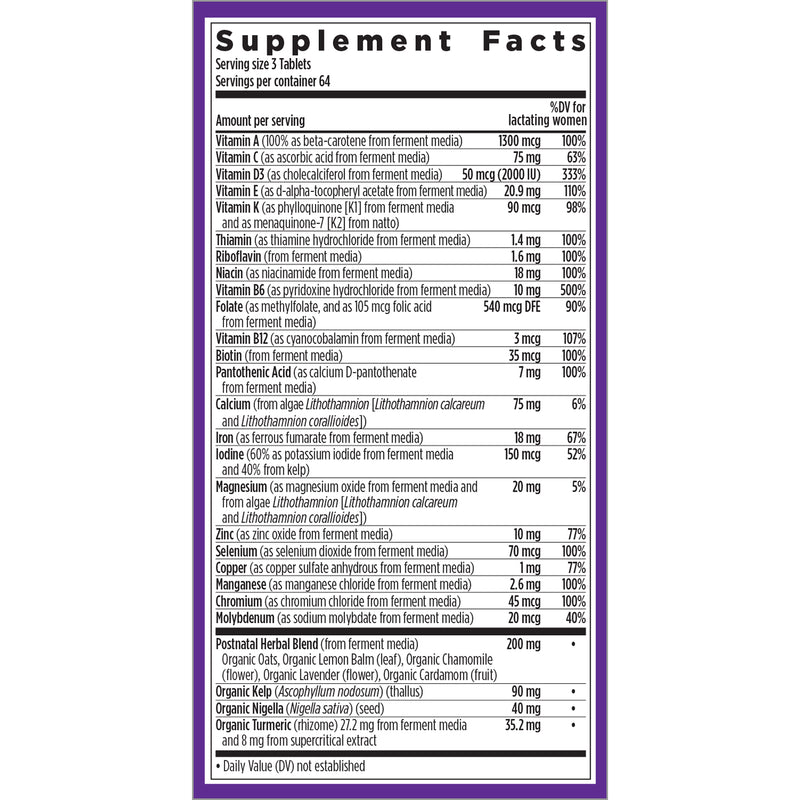New Chapter Perfect Postnatal Multivitamin 192 Tablets – Better Health ...