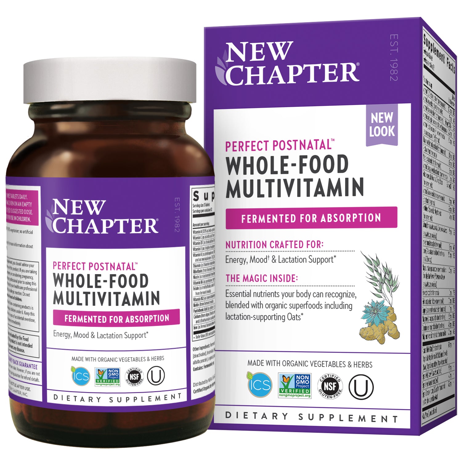 New Chapter Tablet New Chapter Perfect Postnatal Multivitamin 192 Tablets – Better Health ...