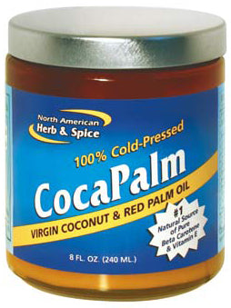 CocaPalm Virgin Coconut & Red Palm Oil 8 fl oz (240 ml)