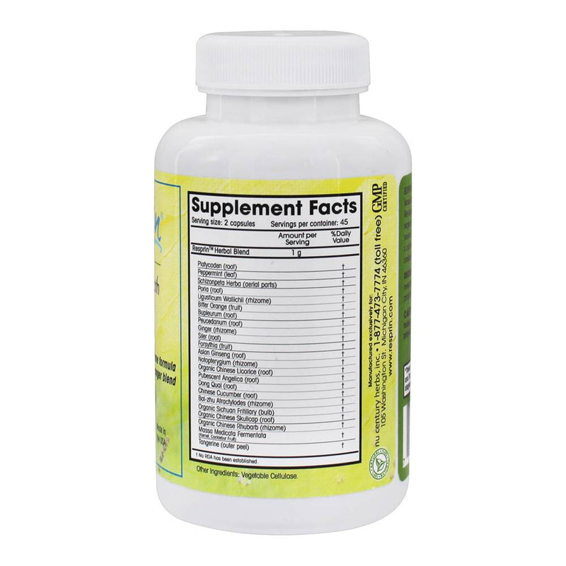 Resprin 90 Vegan Capsules for Respiratory Support