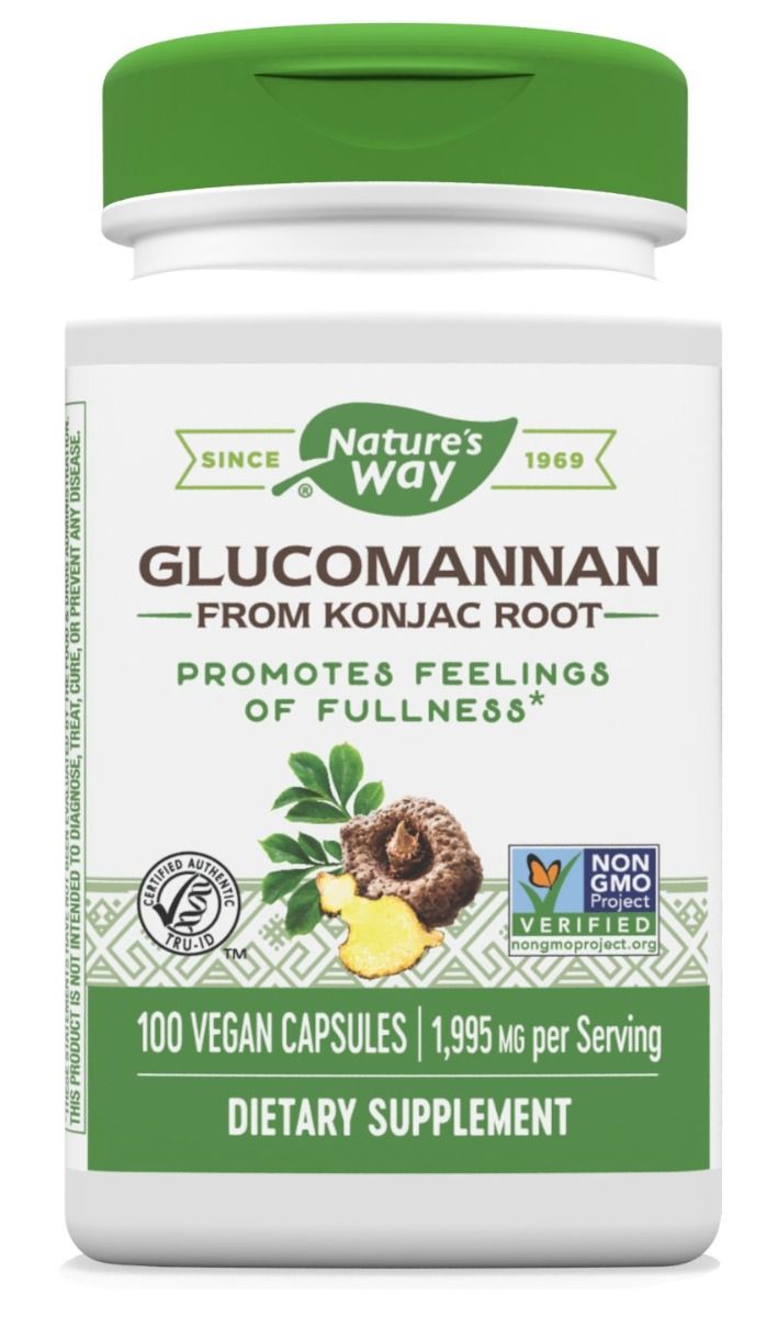 Glucomannan Konjac Root 1,995 mg 100 Vegan Capsules