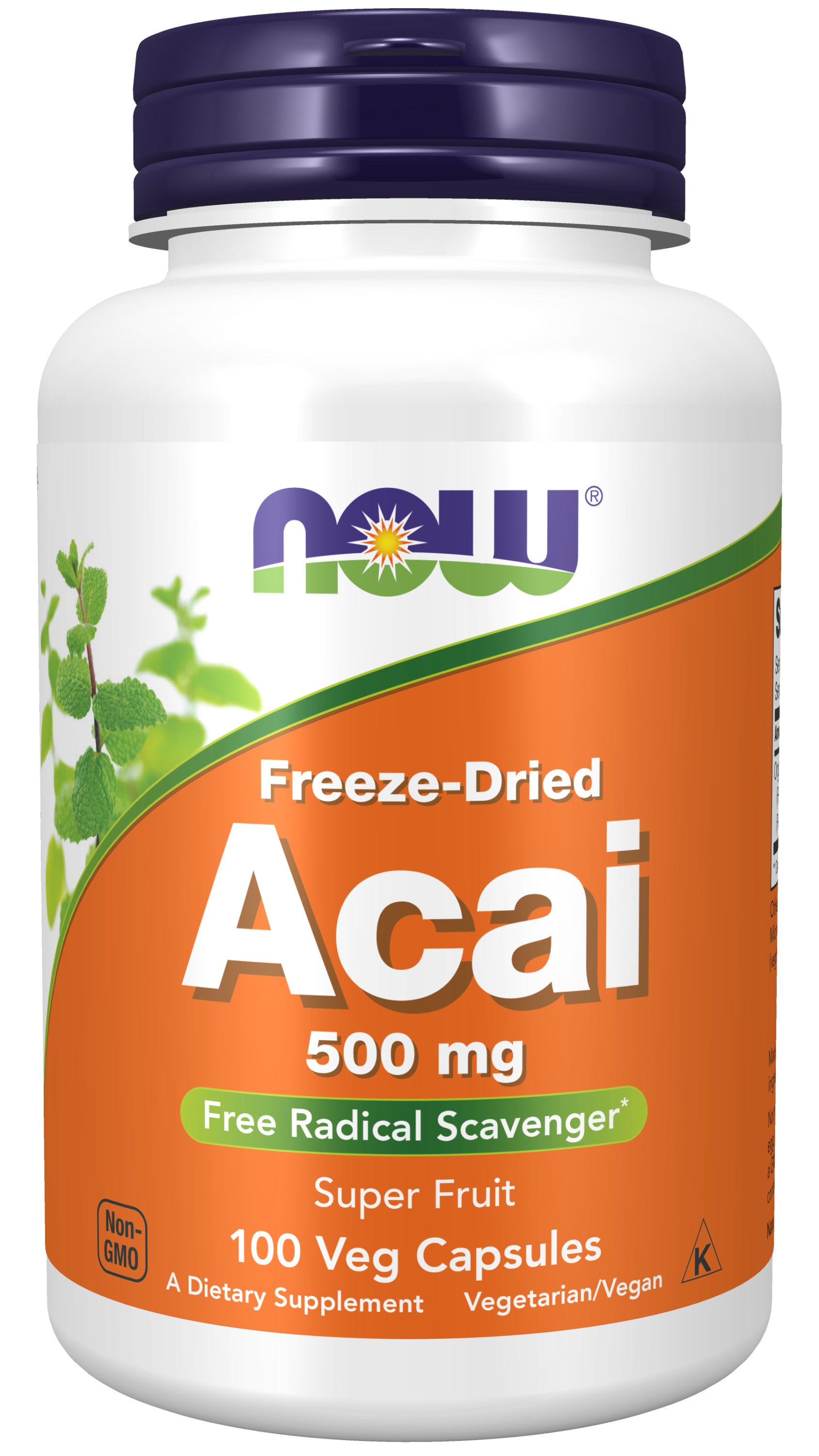 Acai 500 mg 100 Veg Capsules | Support Immune & Antioxidant Health