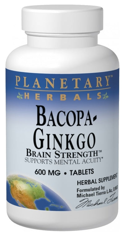 Bacopa-Ginkgo Brain Strenth 600 mg 60 Tablets