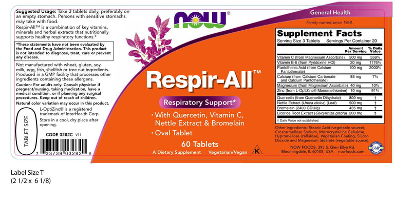 Respir-All 60 Tablets