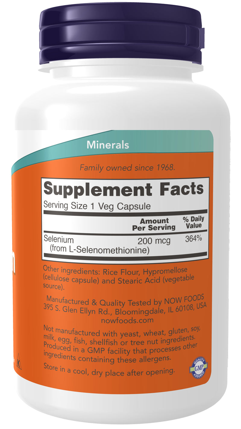 Selenium 200 mcg 180 Veg Capsules