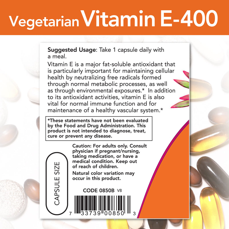 Dry E-400 100 Veg Capsules