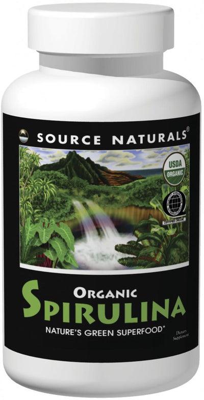 Organic Spirulina 500 mg 200 Tablets