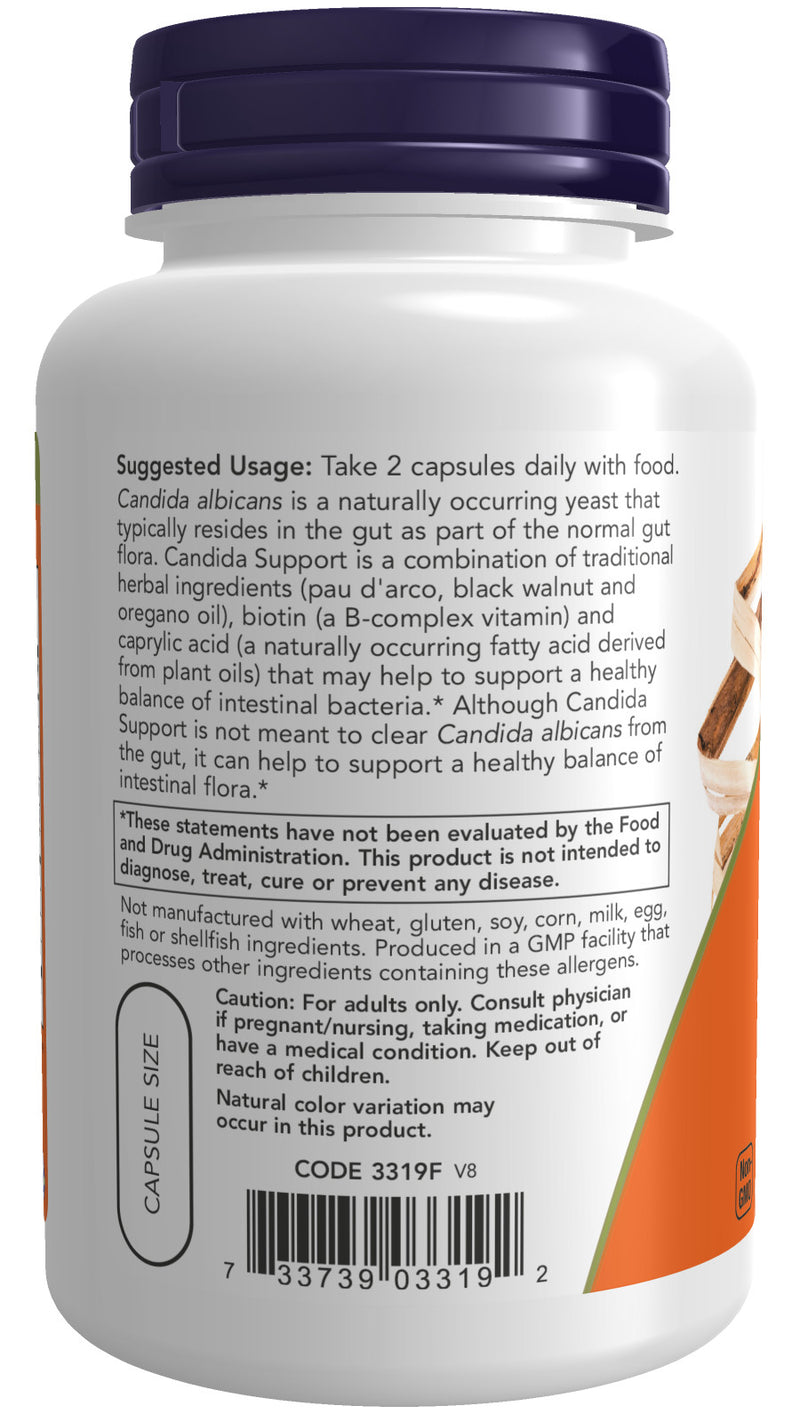 Candida Support 180 Veg Capsules