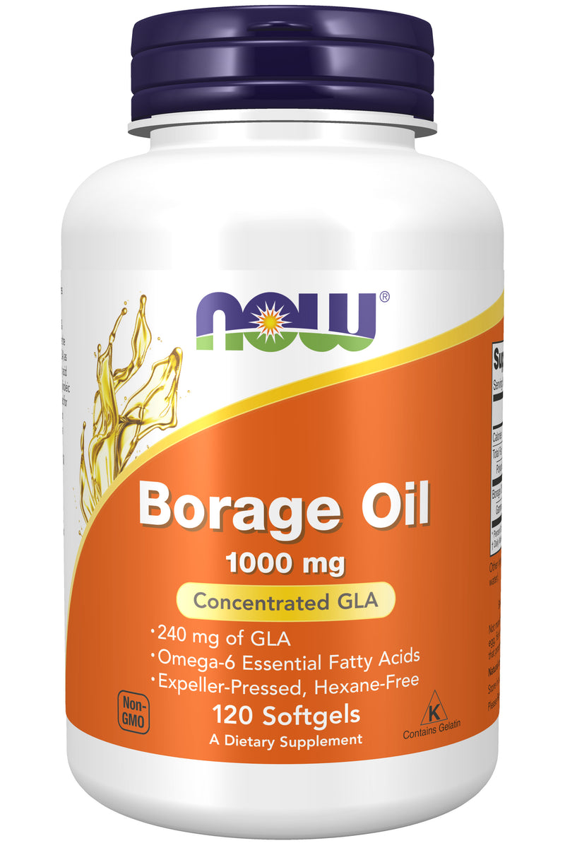 Borage Oil 1000 mg 120 Softgels