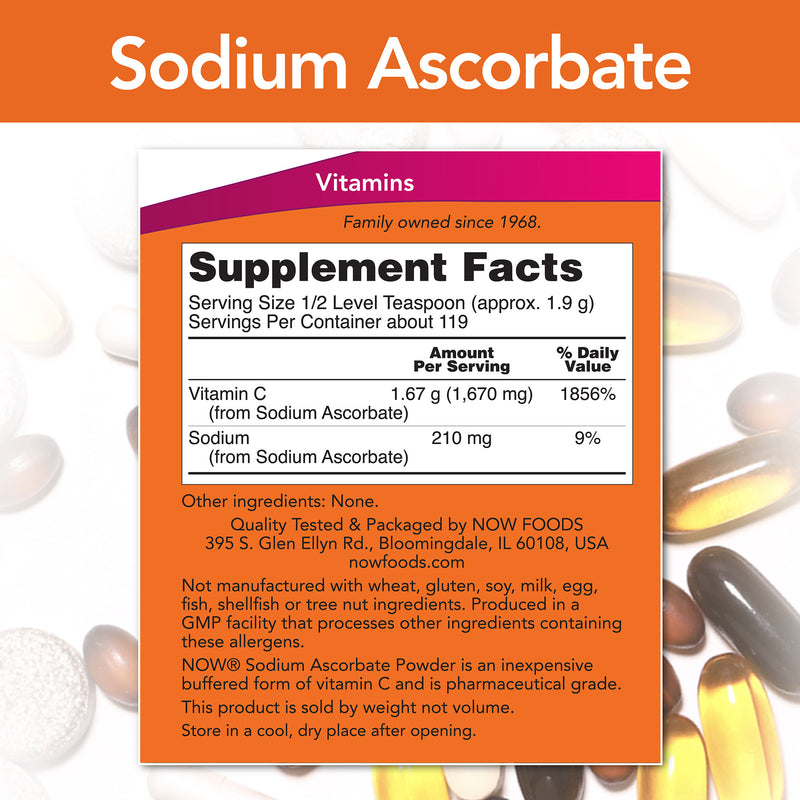 Sodium Ascorbate Vitamin C Powder 8 oz (227 g)